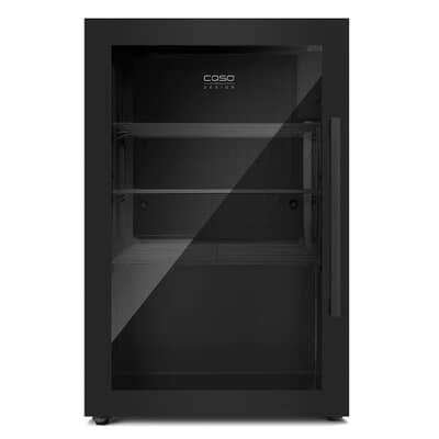 CASO Outdoor Drinks Fridge / Cooler Black LH Hinged