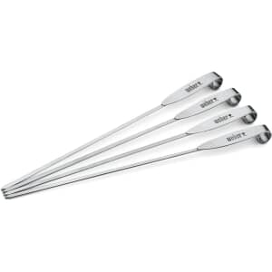 Weber ETCS Skewer Set 4 Piece Stainless Steel