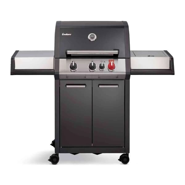 Enders Monroe Black Pro 3 K Turbo Gas BBQ