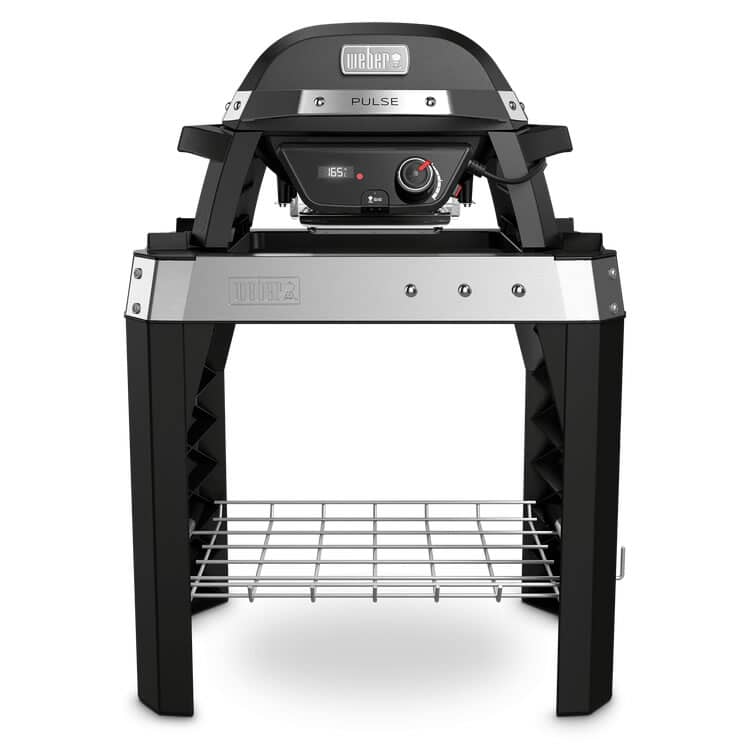 weber electric grill with stand