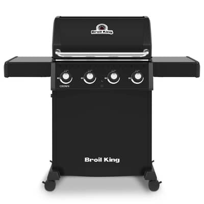 Broil King Crown 410 Black Fascia Gas BBQ PLUS FREE COVER