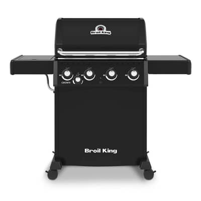 Broil King Crown 430 Shadow Black Gas BBQ PLUS FREE COVER