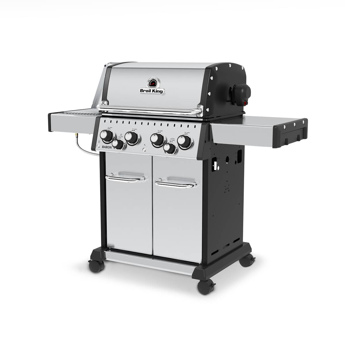 Broil King Baron S490 IR Stainless Steel Gas BBQ - NEW 2021 (875983 ...