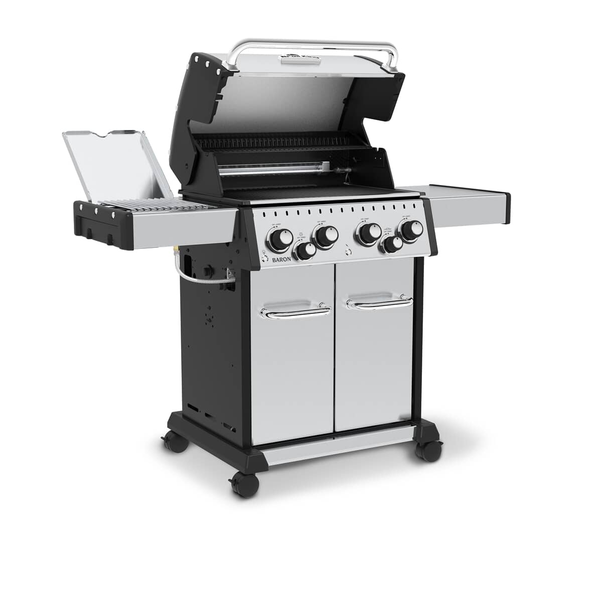 Broil King Baron S490 IR Stainless Steel Gas BBQ - NEW 2021 (875983 ...