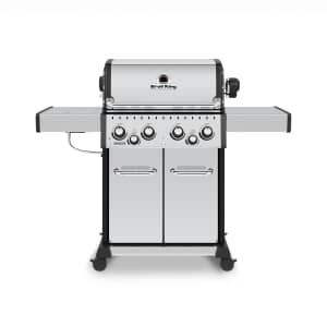 Broil King Baron S490 IR Stainless Steel Gas BBQ - PLUS FREE COVER