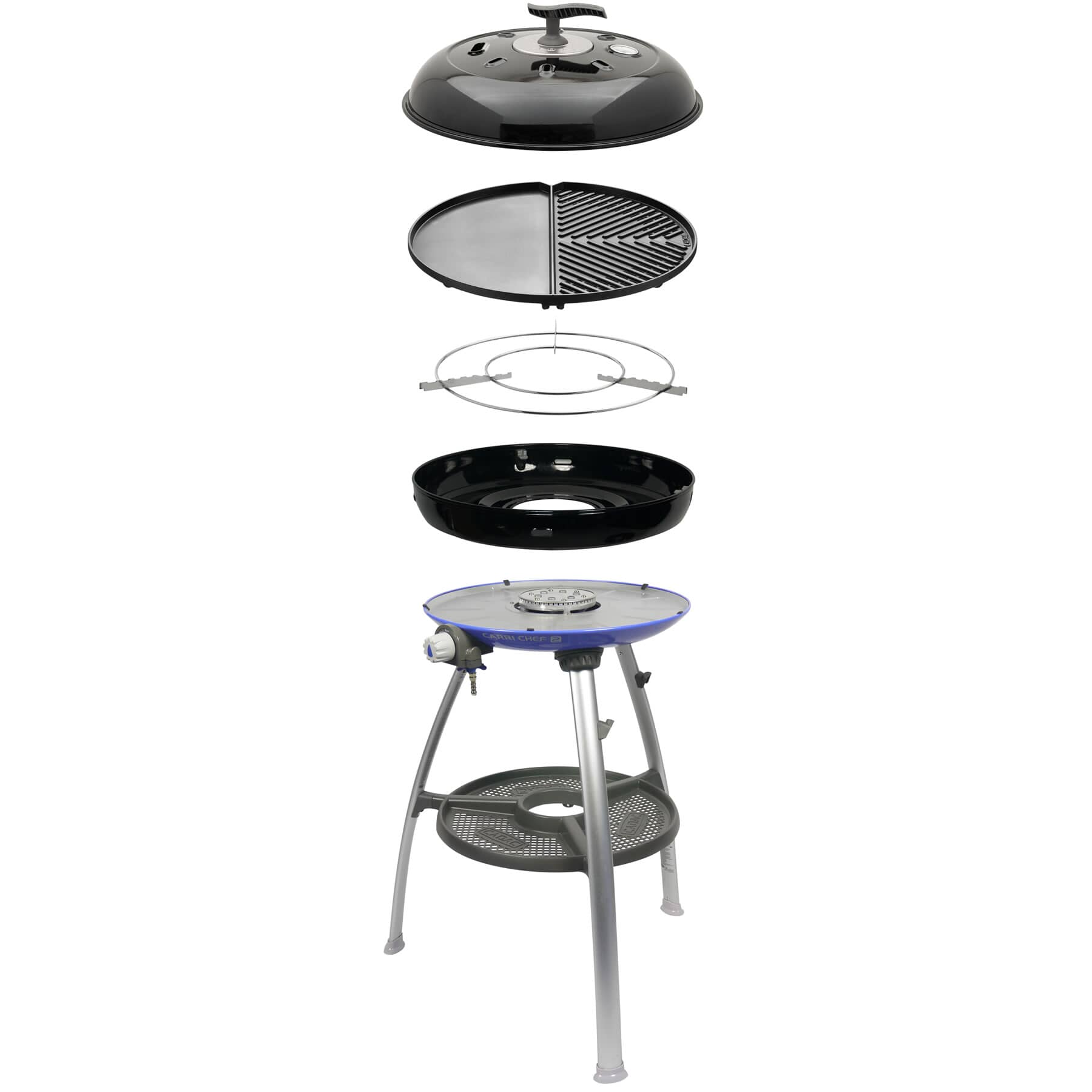 Cadac Carri Chef 2 BBQ/Plancha Combo Gas BBQ (8910-80) - BBQ World