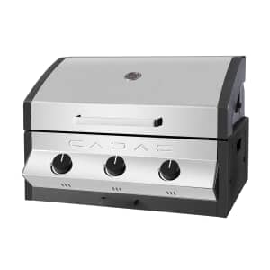 Cadac Meridian 3 Burner Built In Counter Top Stainless Steel  Gas BBQ