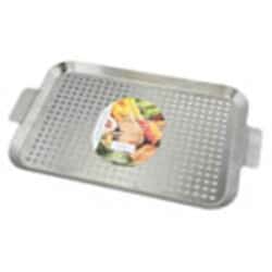 Apollo Shallow Stainless Steel Barbecue Grill Pan Large