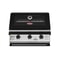 BeefEater Discovery 1200E Series 3 Burner Black Enamel Hood Built In Gas BBQ 1