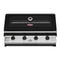 BeefEater Discovery 1200E Series 4 Burner Black Enamel Hood Built In Gas BBQ 1