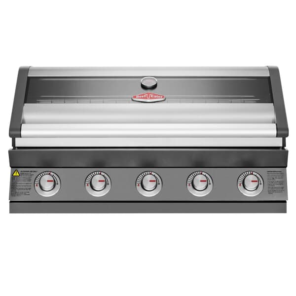 BeefEater Discovery 1600E Series Dark 5 Burner Built In Gas BBQ