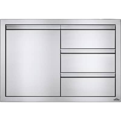 Napoleon Built In 36 x 24 Inch Door and Triple Drawer Combo