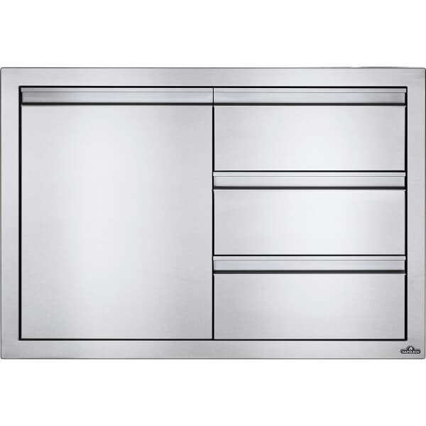 Napoleon Built In 36 x 24 Inch Door and Triple Drawer Combo