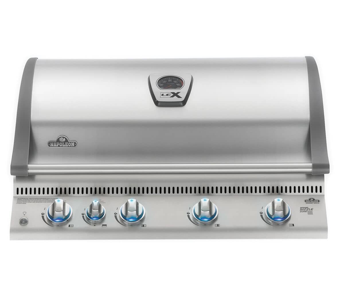 built in propane gas grill