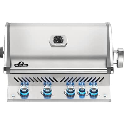 Napoleon Built In Prestige Pro 500 Propane Gas BBQ - INCLUDES COVER AND ROTISSERIE