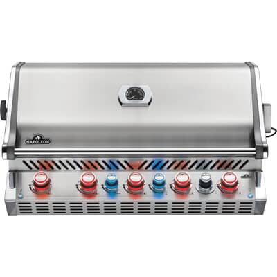 Napoleon Built In Prestige Pro 665 Mains/Natural  Gas BBQ - INCLUDES COVER AND ROTISSERIE