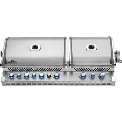 Napoleon Built In Prestige Pro 825 Propane Gas BBQ - INCLUDES COVER AND ROTISSERIE