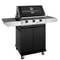 BeefEater Discovery 1200E Series 3 Burner And Side Burner Trolley Gas BBQ 1
