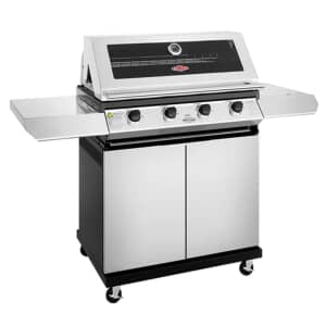 BeefEater Discovery 1200S Series 4 Burner And Side Burner Trolley Gas BBQ
