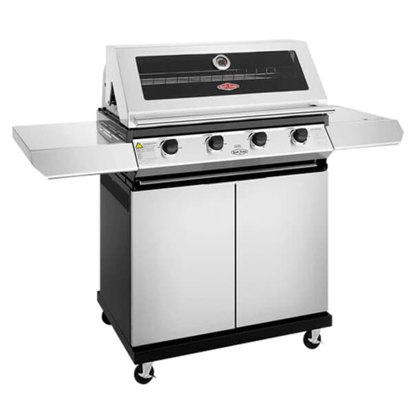 BeefEater Discovery 1200S Series 4 Burner And Side Burner Trolley Gas BBQ