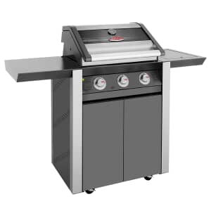 BeefEater Discovery 1600E Series 3 Burner And Side Burner Trolley Gas BBQ