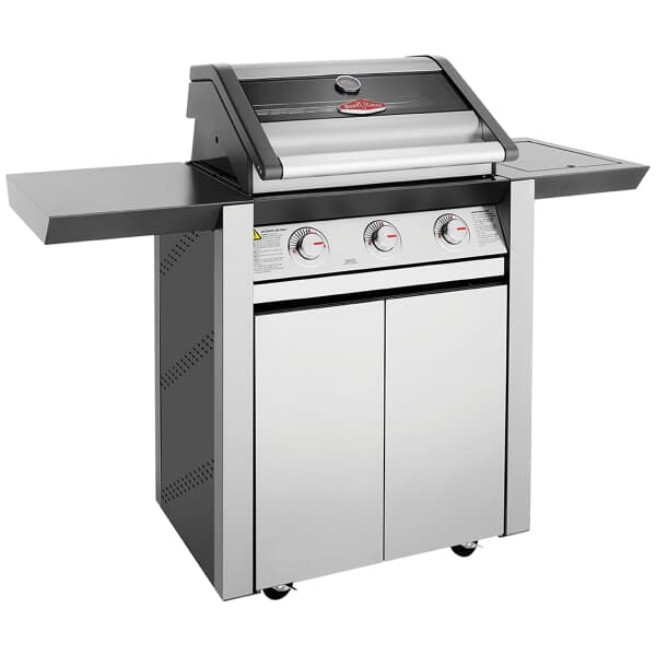 BeefEater Discovery 1600S Series 3 Burner And Side Burner Trolley Gas BBQ