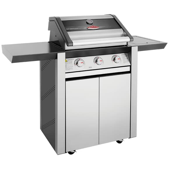 BeefEater Discovery 1600S Series 3 Burner And Side Burner Trolley Gas BBQ