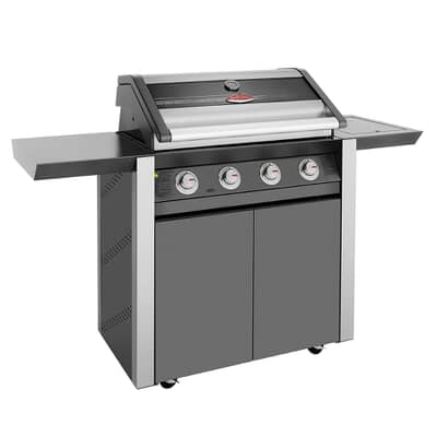 BeefEater Discovery 1600E Series 4 Burner And Side Burner Trolley Gas BBQ