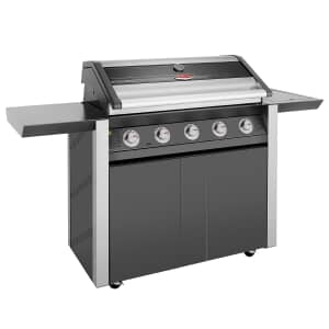 BeefEater Discovery 1600E Series 5 Burner And Side Burner Trolley Gas BBQ