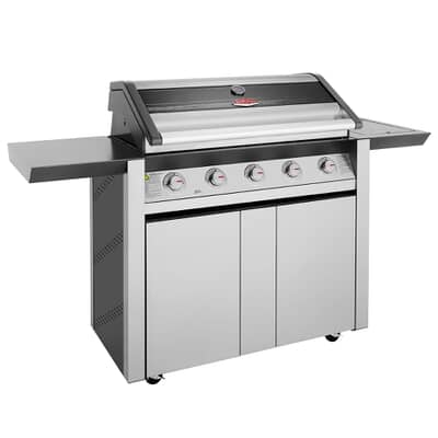 BeefEater Discovery 1600S Series 5 Burner And Side Burner Trolley Gas BBQ