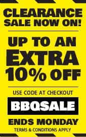 BBQ Clearance at BBQ World! Browse our range of clearance barbecues.