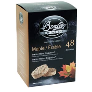 Bradley Smoker Flavour Bisquettes 48 Pack - Maple