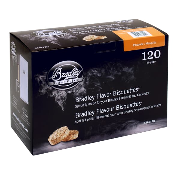 Bradley Smoker Flavour Bisquettes 120 Pack - Mesquite