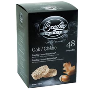 Bradley Smoker Flavour Bisquettes 48 Pack - Oak