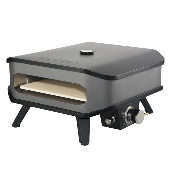 Cozze 13 Inch Gas Pizza Oven with Pizza Stone and Thermometer Grey
