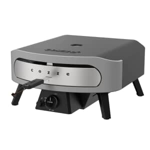 Cozze 17 Inch Gas Pizza Oven with Thermometer and Pizza Stone inc Gas Hose and Regulator