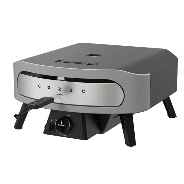 Cozze 17 Inch Gas Pizza Oven with Thermometer and Pizza Stone inc Gas Hose and Regulator