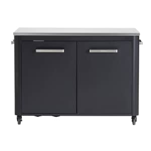 Cozze Outdoor Kitchen - 2 Door Black 120 x 60 x 90cm