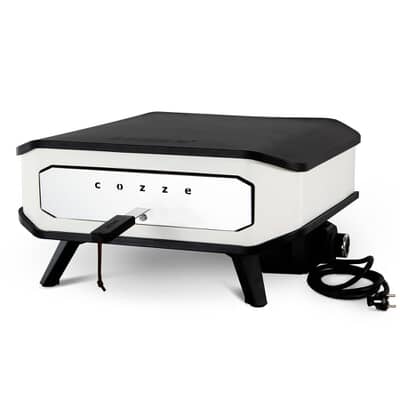 Cozze 17 Inch Electric Pizza Oven with Digital Thermometer - Pizza Stone and Door
