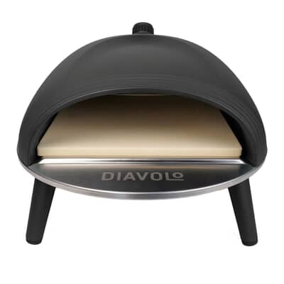 Delivita New Diavolo Gas-Fired Pizza Oven In Black