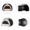 Delivita Origin Wood Fired Clay Oven - Very Black 4