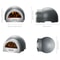 Delivita Origin Wood Fired Clay Oven - Hale Grey 4