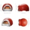 Delivita Flow Dual Fuel Clay Oven - Chili Red 4