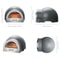 Delivita Flow Dual Fuel Clay Oven - Hale Grey 4