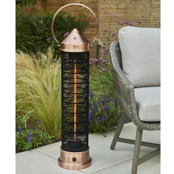 Kalos Copper Electric Lantern - Large 2000W