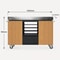 EVERDURE Pizza Preparation Station Table Wood Effect (w1400mm x d640mm x h965mm) 8