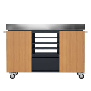 EVERDURE Pizza Preparation Station Table Wood Effect