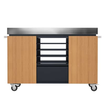 EVERDURE Pizza Preparation Station Table Wood Effect