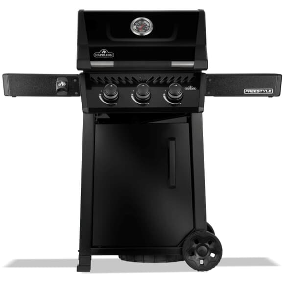 Napoleon Freestyle 365 Black with Door Gas BBQ - PLUS FREE NAPOLEON COOK BOOK