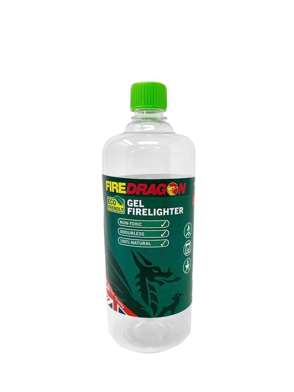 Fire Dragon Firelighter Safer Barbecue Fuel Gel - 1000ml